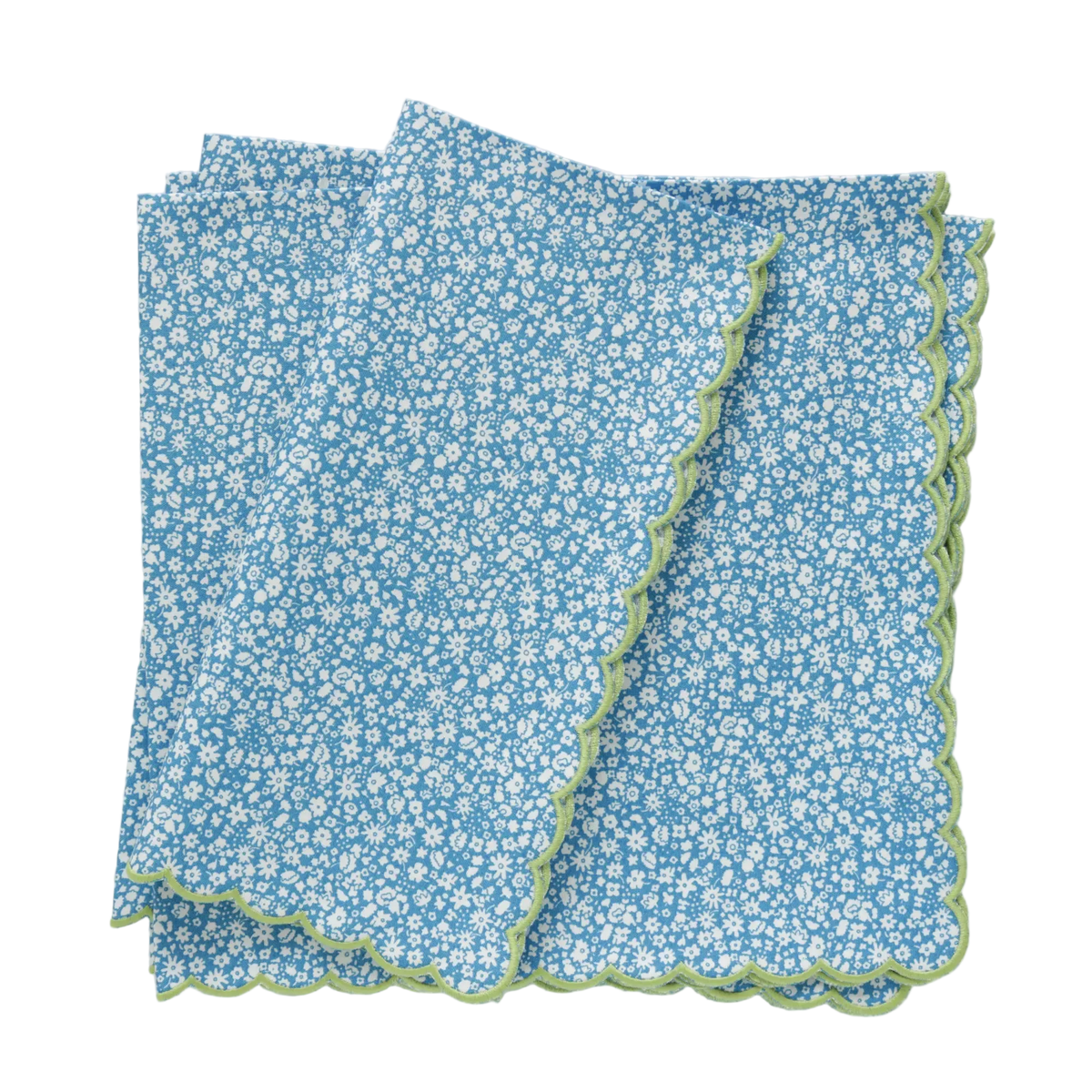 Verona Bloomsburry Silhouette Liberty London Scalloped Dinner Napkins (each)