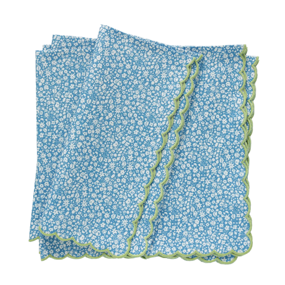 Verona Bloomsburry Silhouette Liberty London Scalloped Dinner Napkins (each)