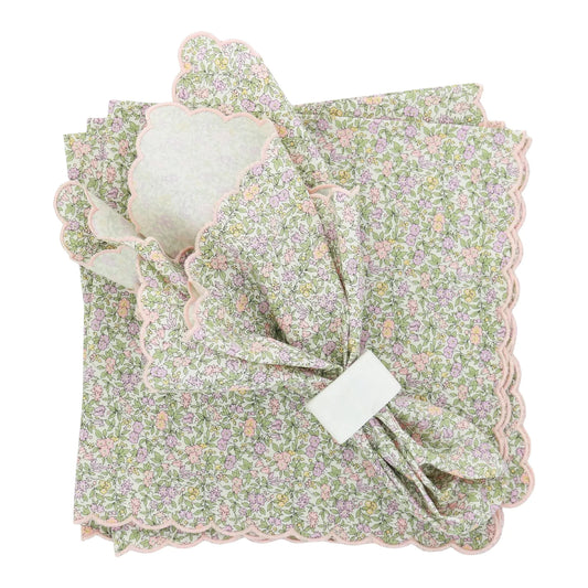 Verona Forget-Me-Not Liberty London Scalloped Napkins (each)