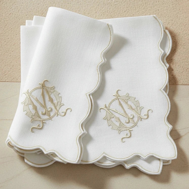 Olivia Shadow Linen Dinner Napkin and Placemat (each)