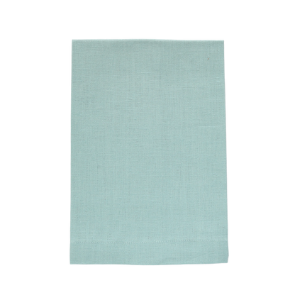 European Linen Plain Hem Guest Towels (each)
