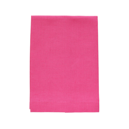 European Linen Plain Hem Guest Towels (each)