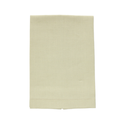 European Linen Plain Hem Guest Towels (each)