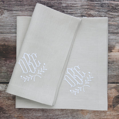 European Linen Dinner Napkins and Placemats (each)