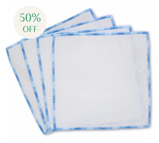 Turin Linen Cocktail Napkins (set of 4)