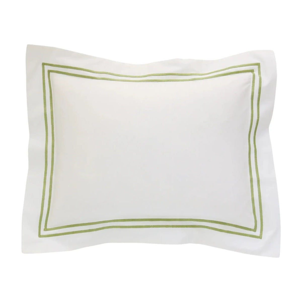 Giraffe Baby Boudoir Sham, White Percale Cotton, Grande Hotel