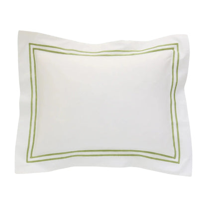 Giraffe Baby Boudoir Sham, White Percale Cotton, Grande Hotel