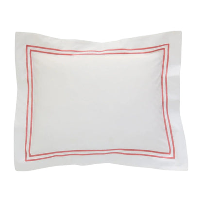 Giraffe Baby Boudoir Sham, White Percale Cotton, Grande Hotel