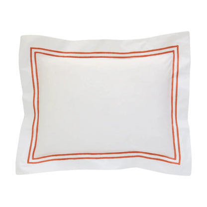 Giraffe Baby Boudoir Sham, White Percale Cotton, Grande Hotel