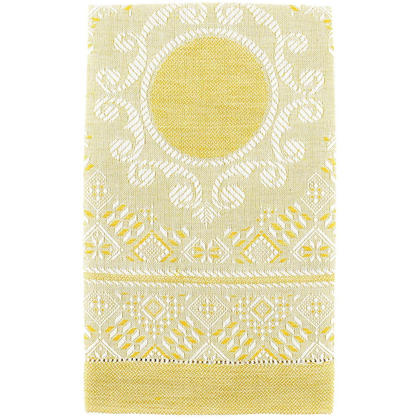 Tessitura Pardi Hand Towel - Medaglione Yellow Gold