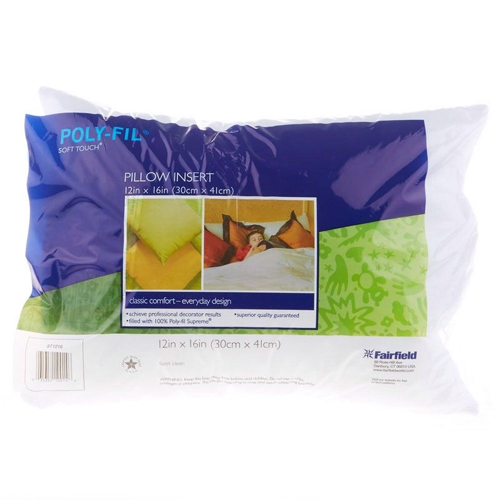 Poly-fil Soft Touch Pillow Insert 12x16