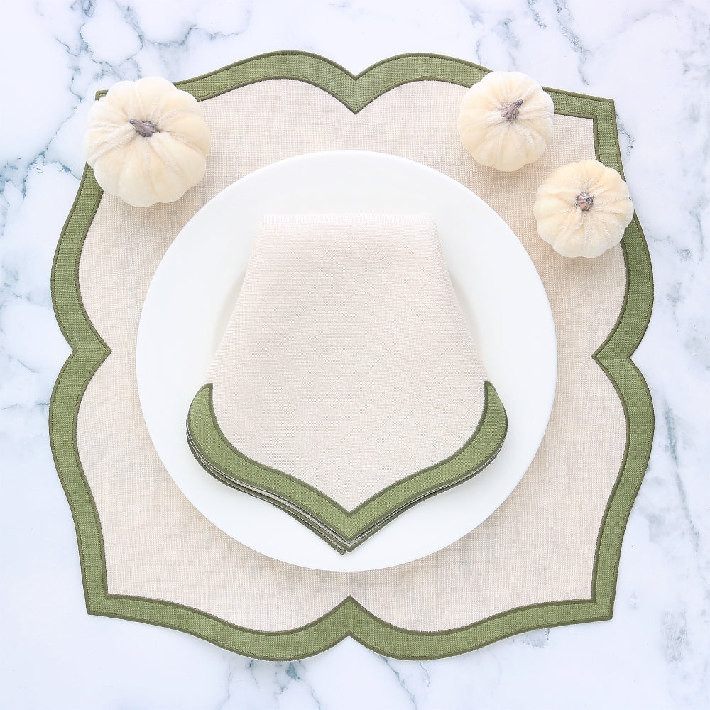 Made to order Cora linen napkins and placemats (each)