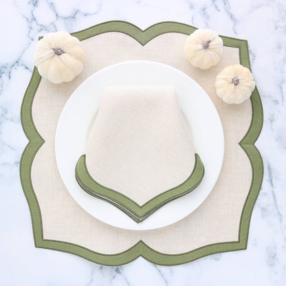 Made to order Cora linen napkins and placemats (each)