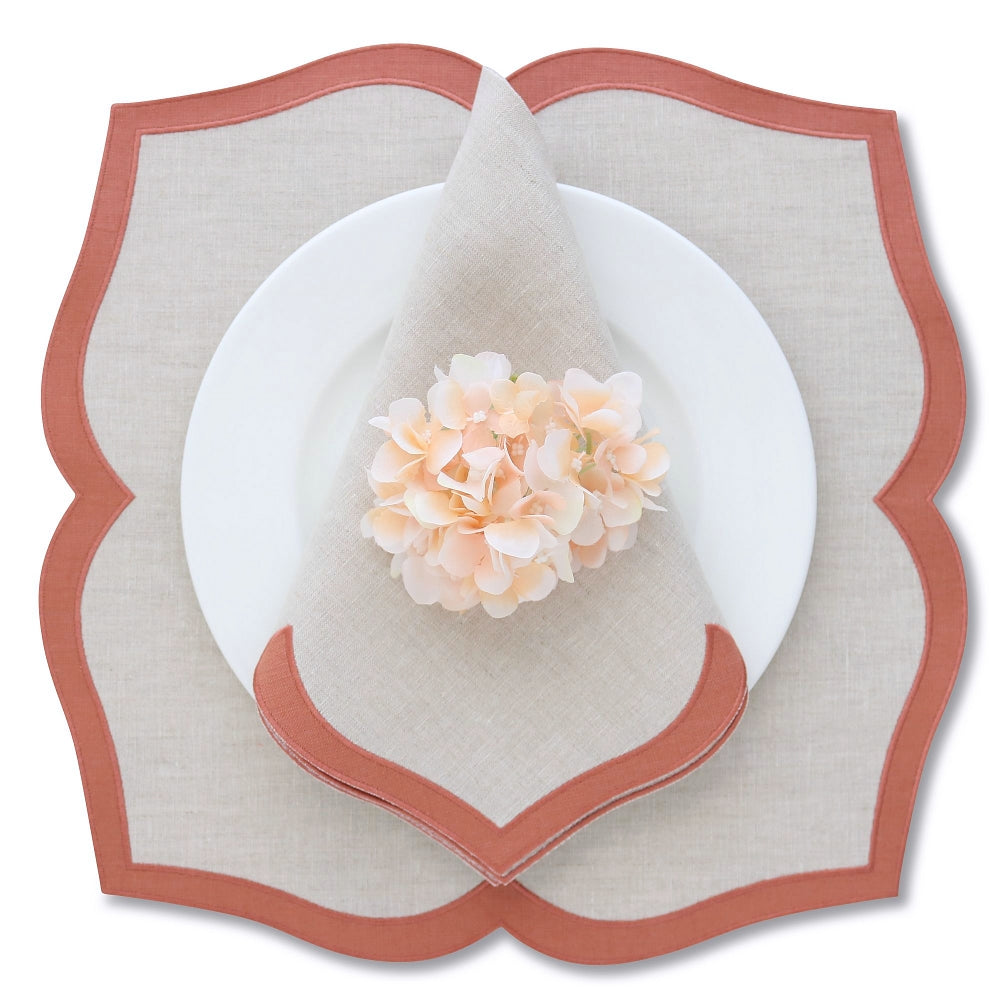 Made to order Cora linen napkins and placemats (each)