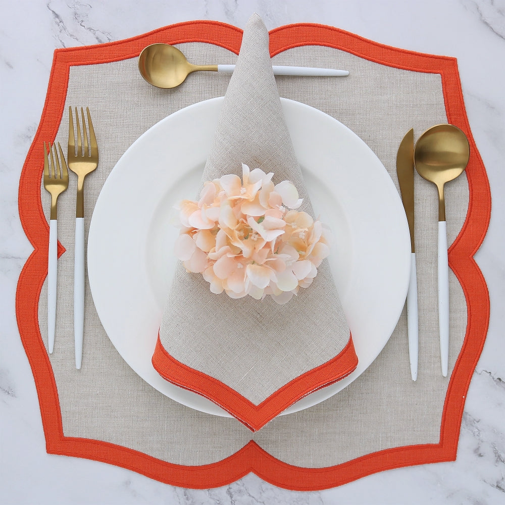 Made to order Cora linen napkins and placemats (each)