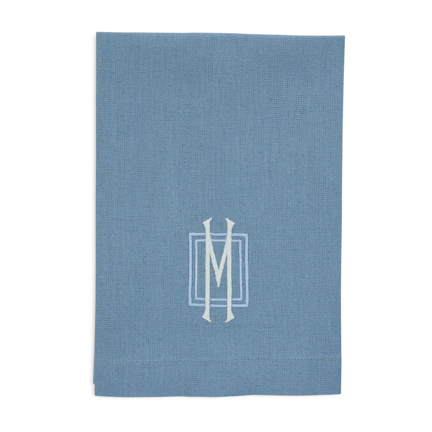Denim Blue Linen Guest Towel (each)