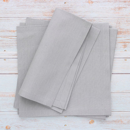 Monaco Drizzle Grey Dinner Napkins (each)