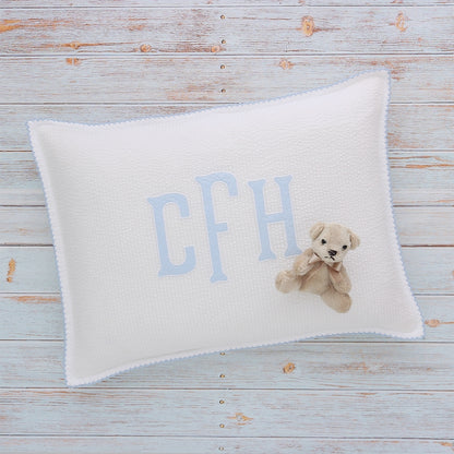 Elias Seersucker Baby Pillow