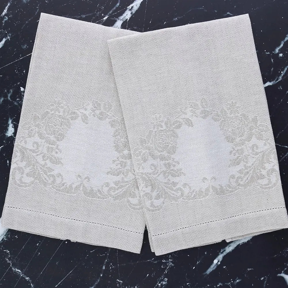 Linen Huck Guest Towel (set of 2)