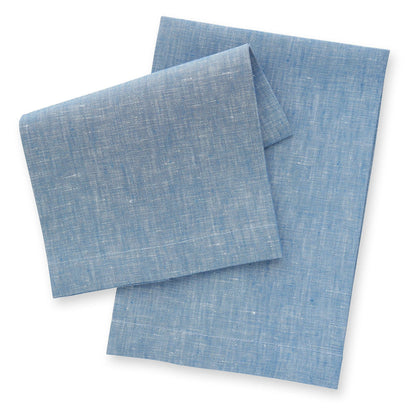 Chambray Blue Linen Guest Towel (each)